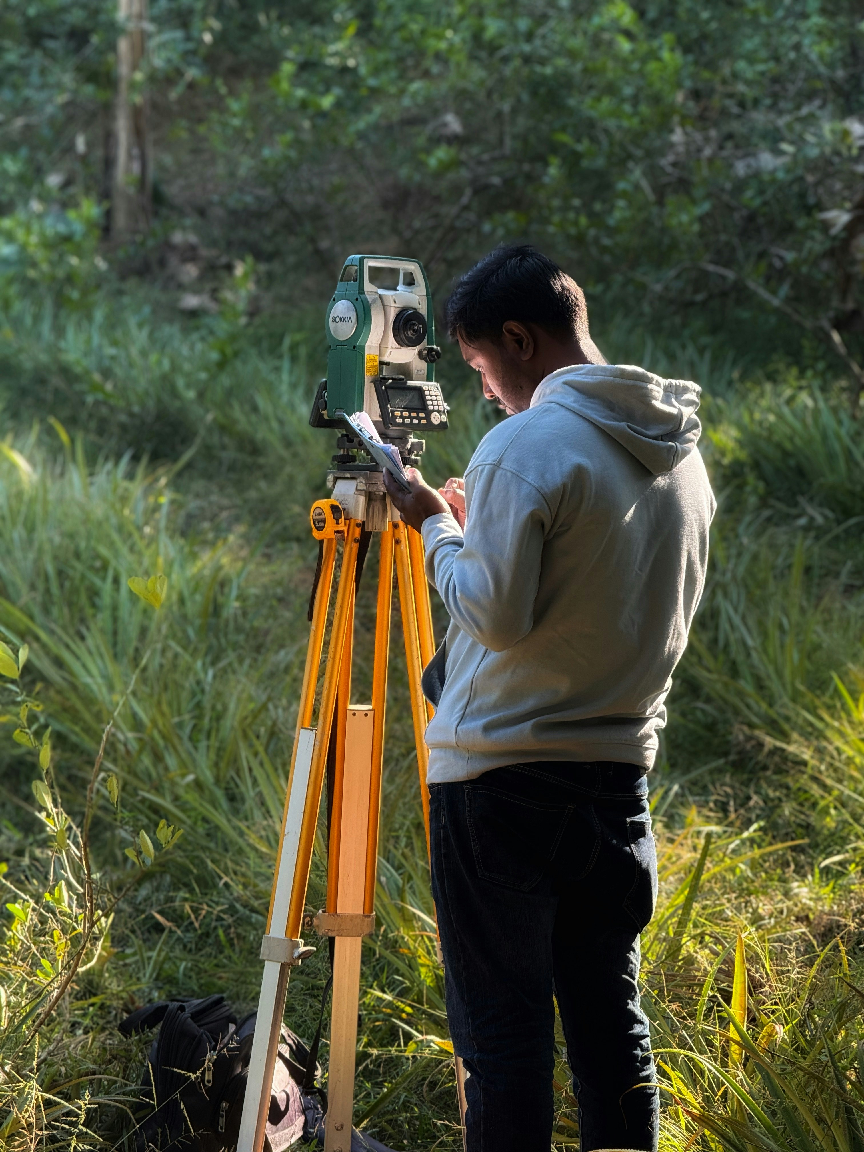 Land surveying